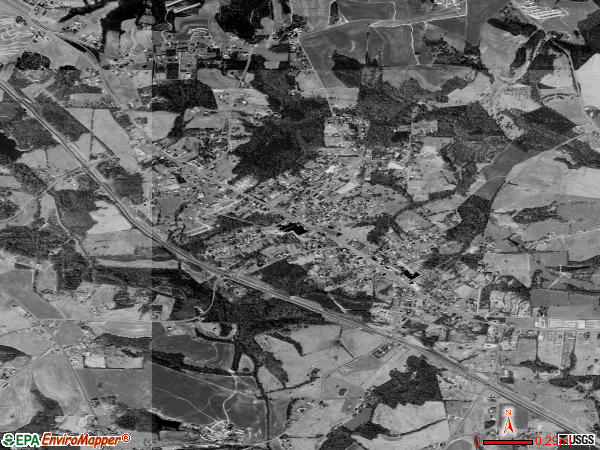 Stony Point satellite photo by USGS 
