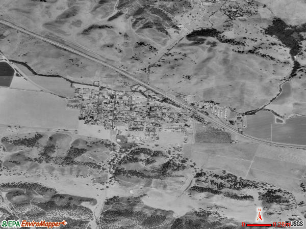Los Alamos satellite photo by USGS 