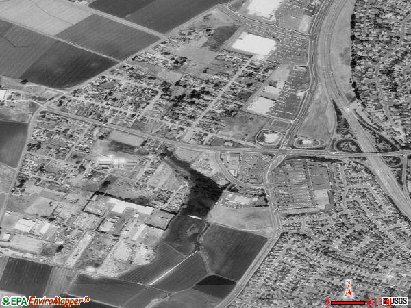Boronda satellite photo by USGS 