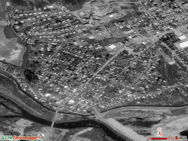 Flemington satellite photo by USGS 