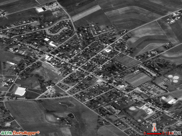 Honey Brook satellite photo by USGS 