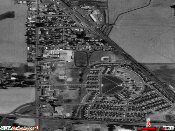 Banks satellite photo by USGS 