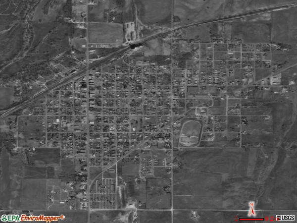 Shattuck satellite photo by USGS 