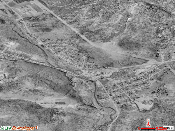 Sheffield satellite photo by USGS 