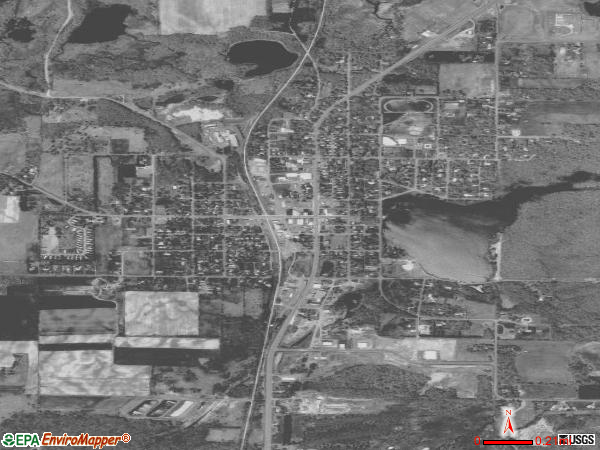 Frederic satellite photo by USGS 