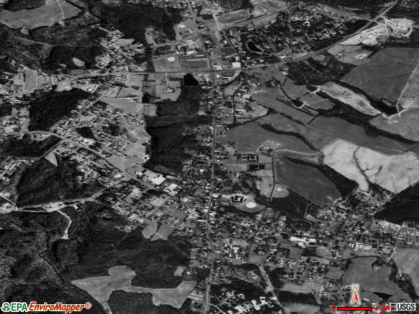 Mount Pleasant satellite photo by USGS 