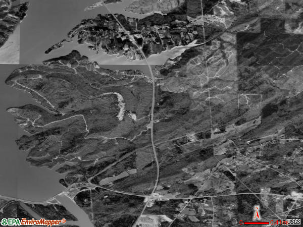 Ohatchee satellite photo by USGS 