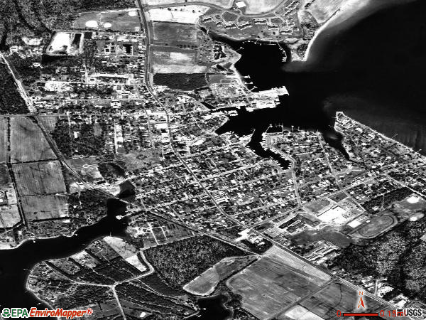 St. Michaels satellite photo by USGS 