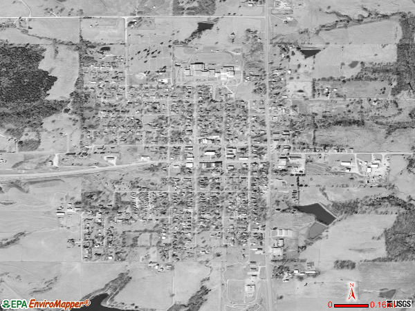 Oskaloosa satellite photo by USGS 