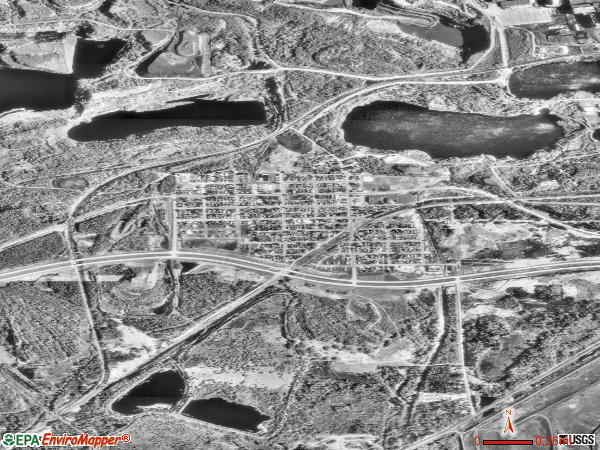 Keewatin satellite photo by USGS 
