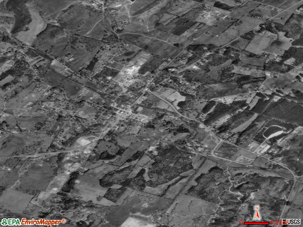 Benton satellite photo by USGS 