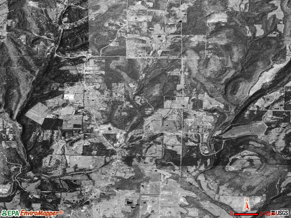 Cedarville satellite photo by USGS 