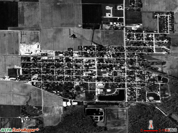 Germantown satellite photo by USGS 