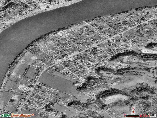 Mason satellite photo by USGS 