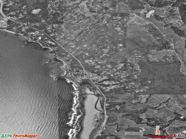 Westhaven-Moonstone satellite photo by USGS 