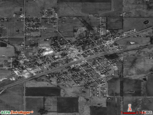 Fairland satellite photo by USGS 