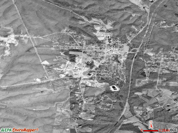 Collinwood satellite photo by USGS 