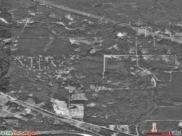 May Creek satellite photo by USGS 