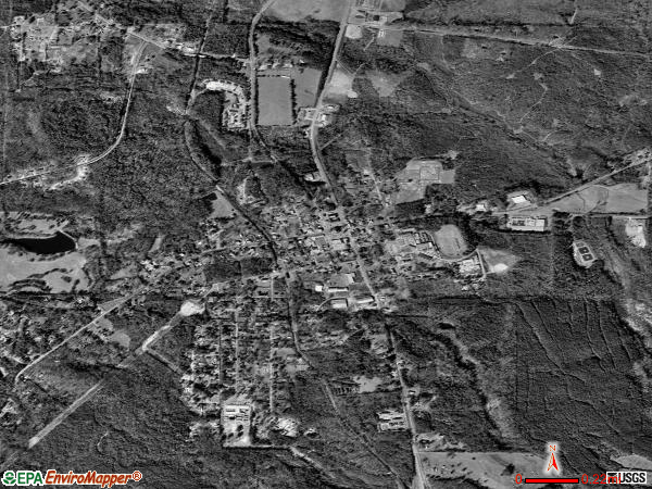 Greenville satellite photo by USGS 