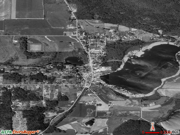 Clear Lake satellite photo by USGS 