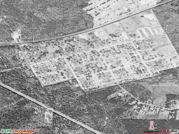 East Camden satellite photo by USGS 