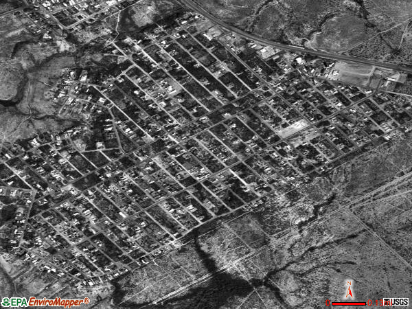 Siesta Shores satellite photo by USGS 