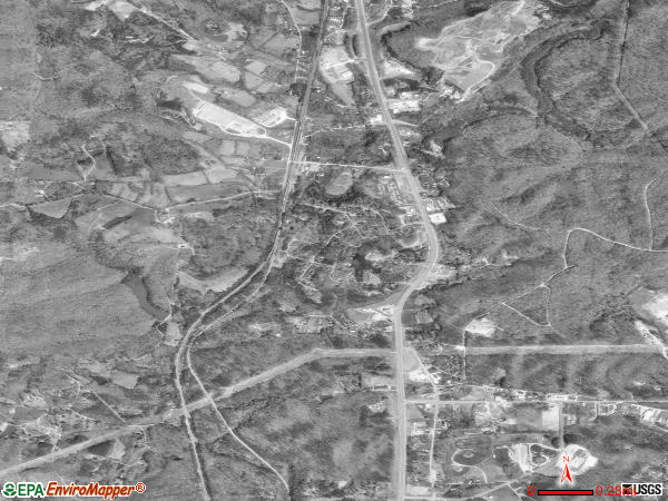 Helenwood satellite photo by USGS 