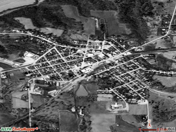 Elizabeth satellite photo by USGS 