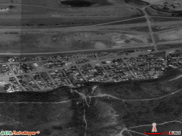 Smelterville satellite photo by USGS 