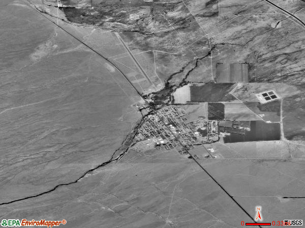 Independence satellite photo by USGS 