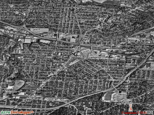 Norwood satellite photo by USGS 