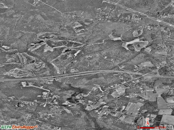 Vista Center satellite photo by USGS 