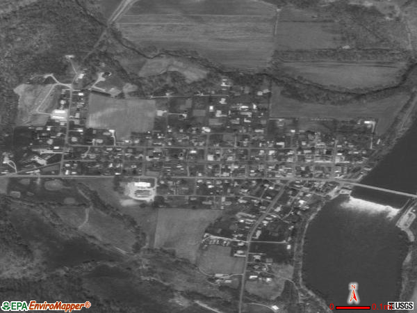 Stockport satellite photo by USGS 
