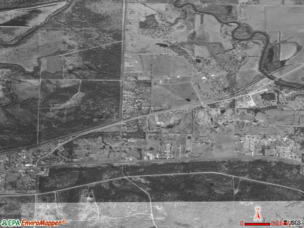 Central City satellite photo by USGS 