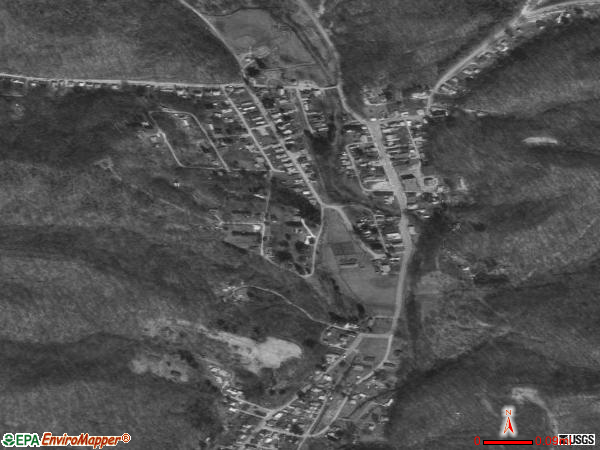 Murray City satellite photo by USGS 