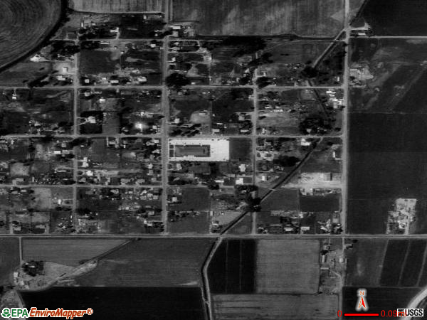 Basalt satellite photo by USGS 