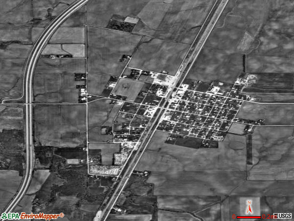 Loda satellite photo by USGS 