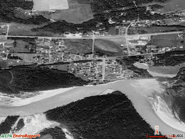 Lyman satellite photo by USGS 