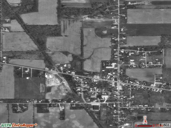 Markleville satellite photo by USGS 