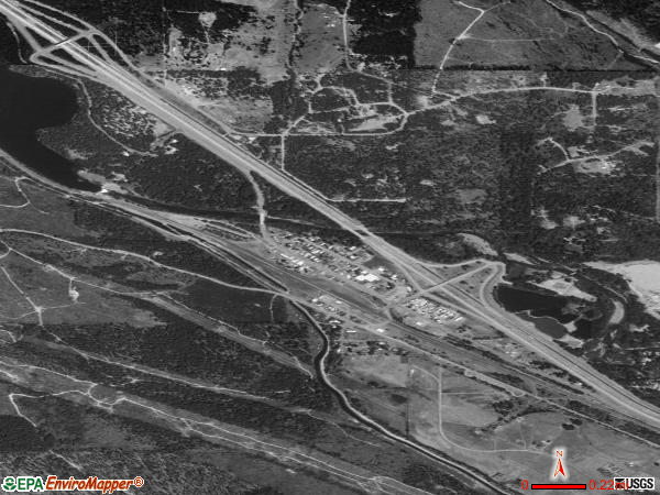 Easton satellite photo by USGS 