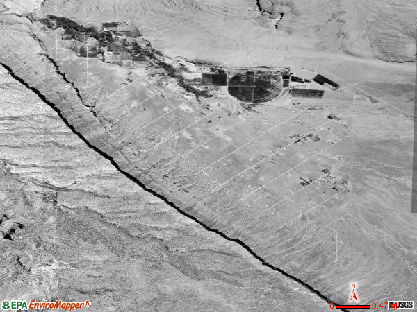 Castle Valley satellite photo by USGS 