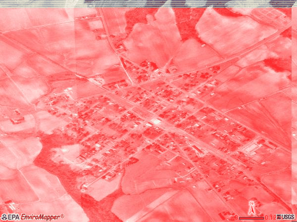 Oak City satellite photo by USGS 