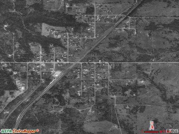 Francis satellite photo by USGS 