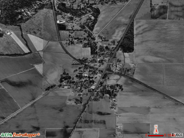 Collinston satellite photo by USGS 