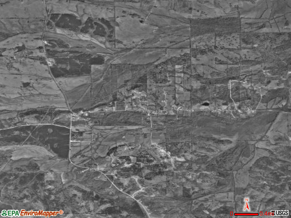 Gordonville satellite photo by USGS 