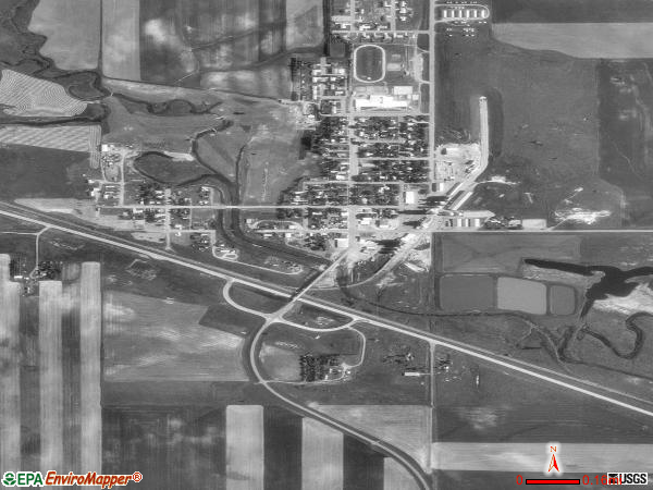 Scranton satellite photo by USGS 