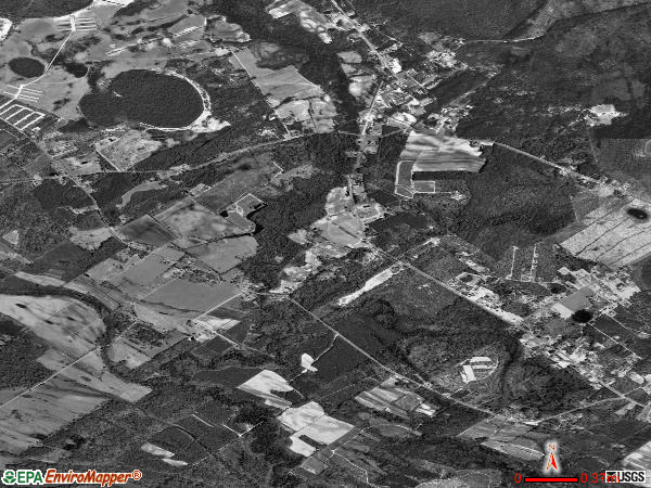 White Oak satellite photo by USGS 