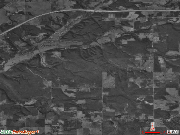 Snake Creek satellite photo by USGS 