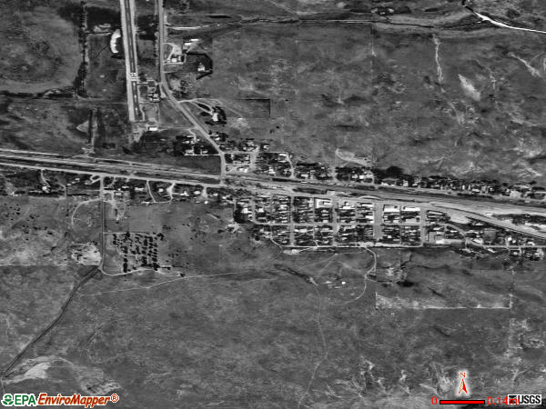 Hyannis satellite photo by USGS 