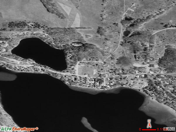 Lake Ann satellite photo by USGS 